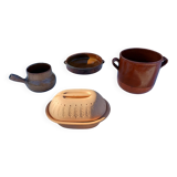 Set of 4 terracotta pottery