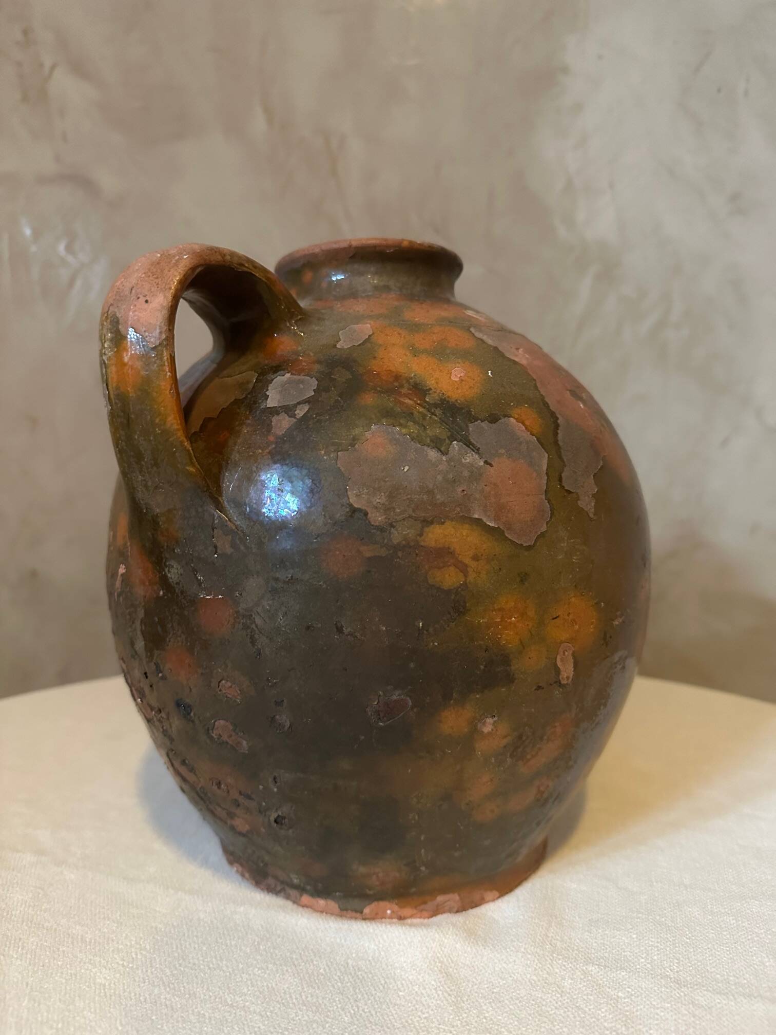 19th century oil jug