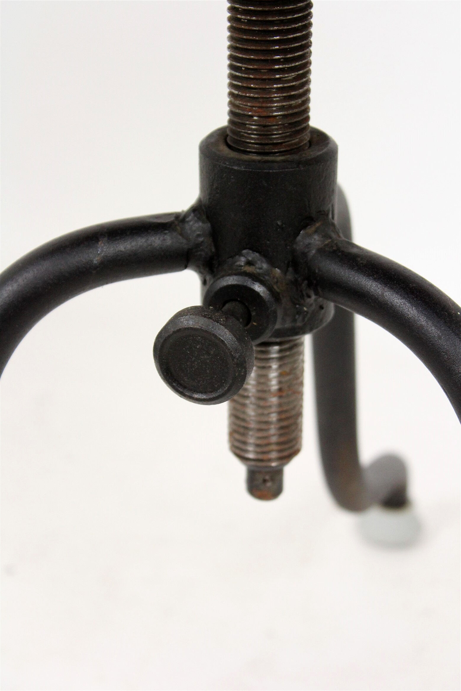 Industrial steel and wood swivel chair from Tomáš Baťa, 1940s