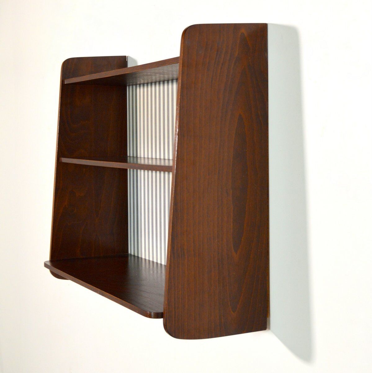 Asymmetrical Scandinavian shelf by Ilse Möbel 1950s