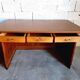 Bureau de direction vintage en bois et teck années 50/60