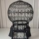 Metal and wood birdcage