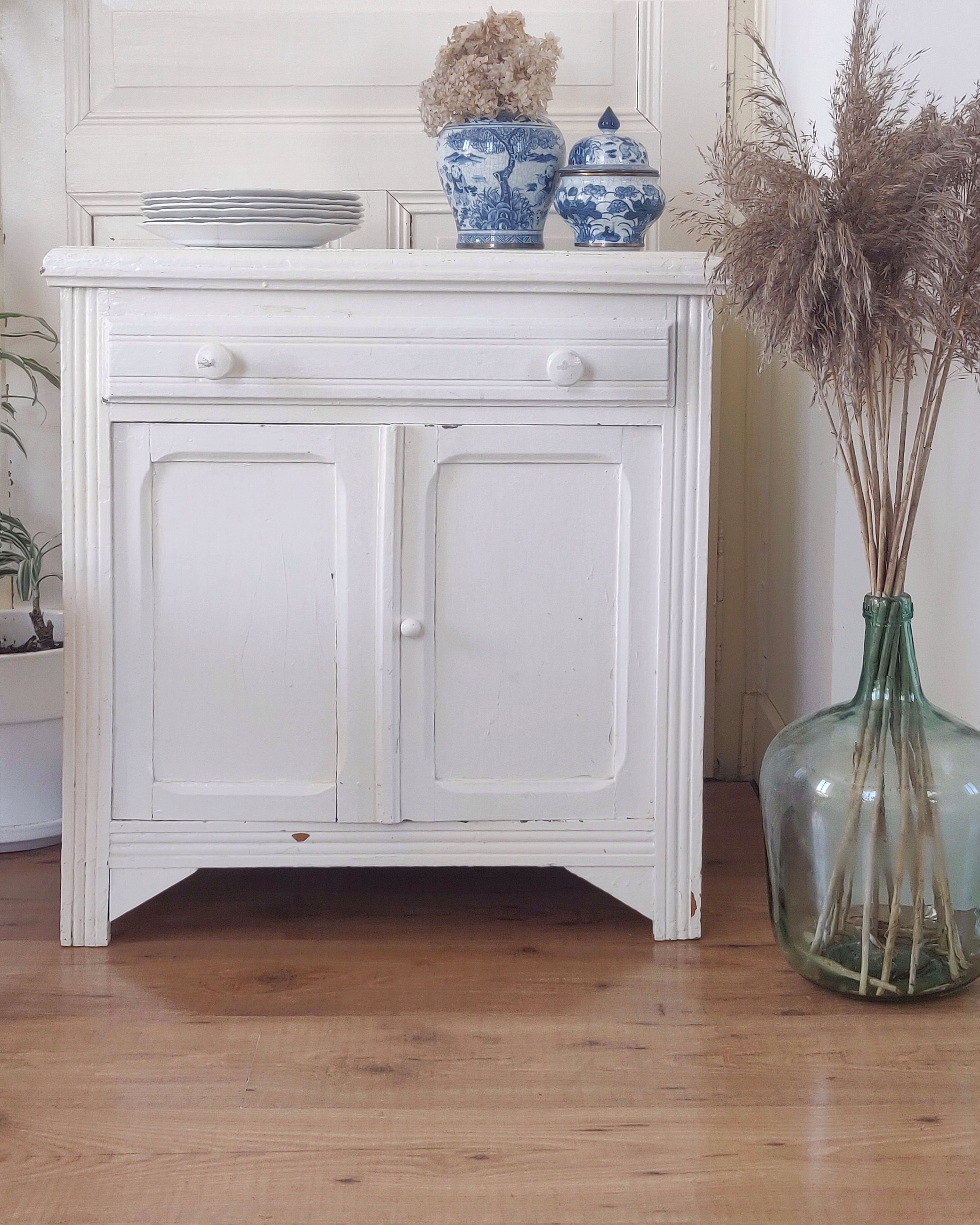 White art deco buffet