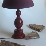 Toured wooden lamp