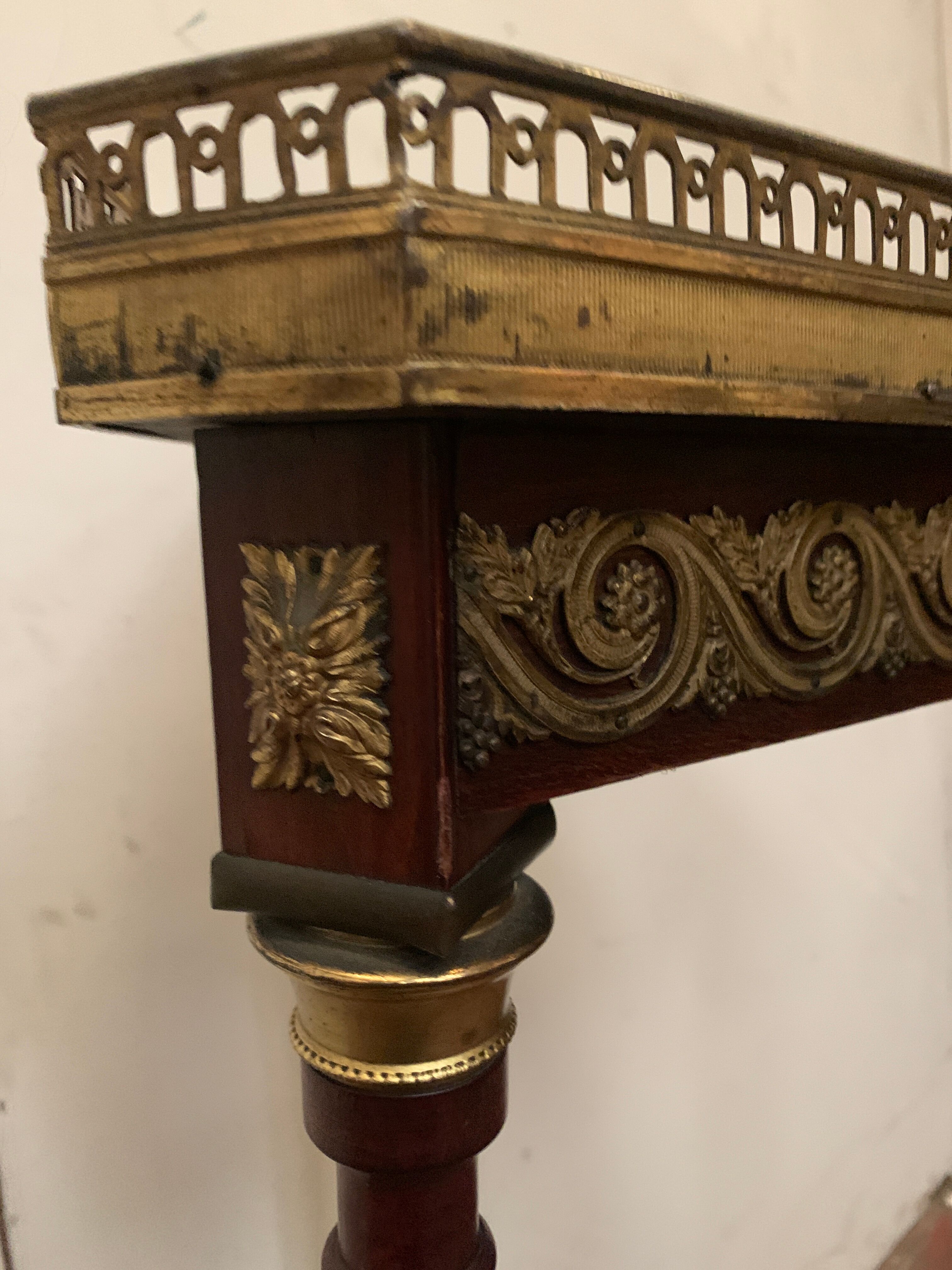 Napoleon III harness in mahogany and bronze XIX century