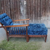 Morris "Potacol" armchair and footrest