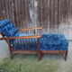 Morris "Potacol" armchair and footrest