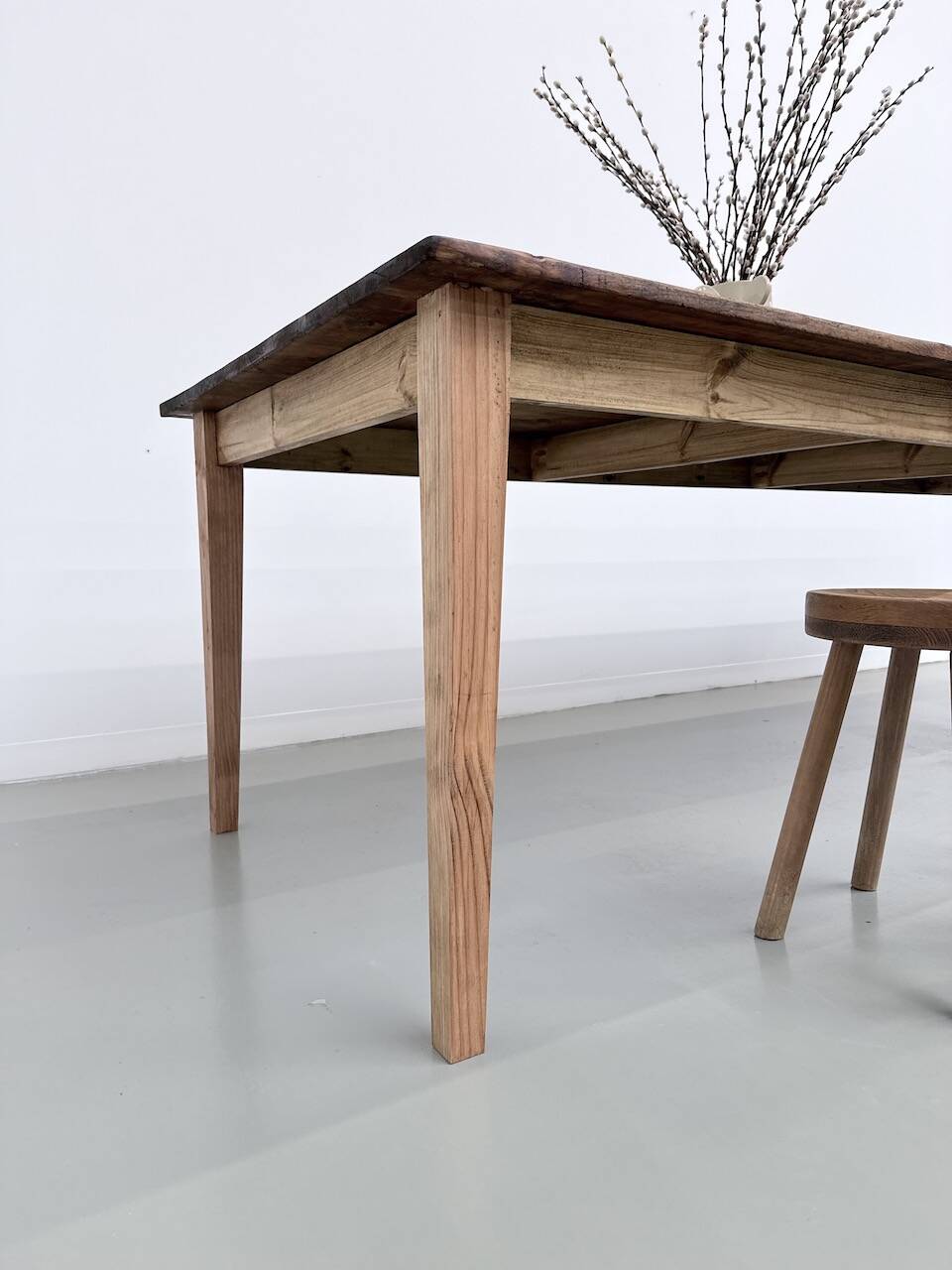 1950 pine farmhouse table 3m XL