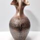 Grand vase pichet en cuivre gaufré par Egidio Casagrande, Italie