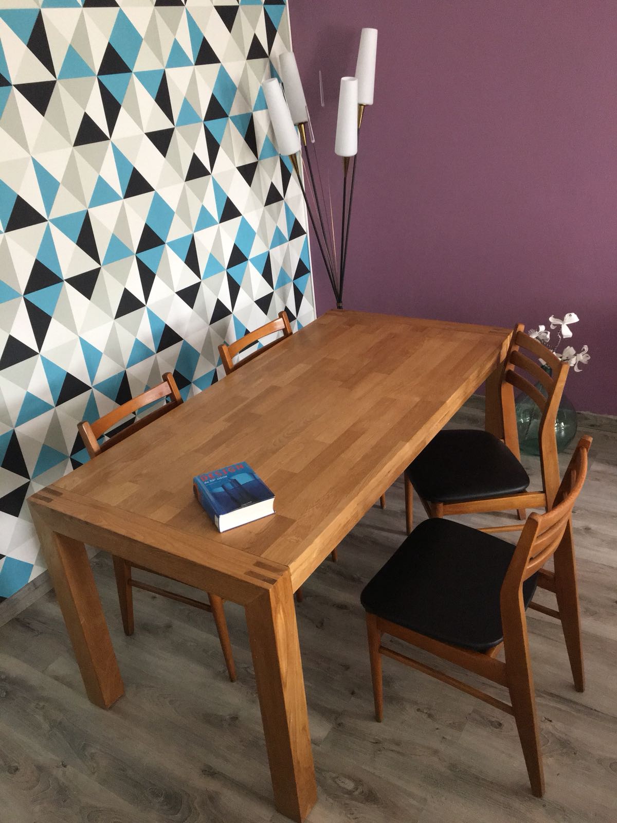 Set de 4 chaises scandinave vintage 1960