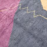 Tapis beni ouarine tissé à la main traditionnel 250cm x 150cm