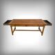 Table de ferme en frêne et chêne – 2ème partie XIXe