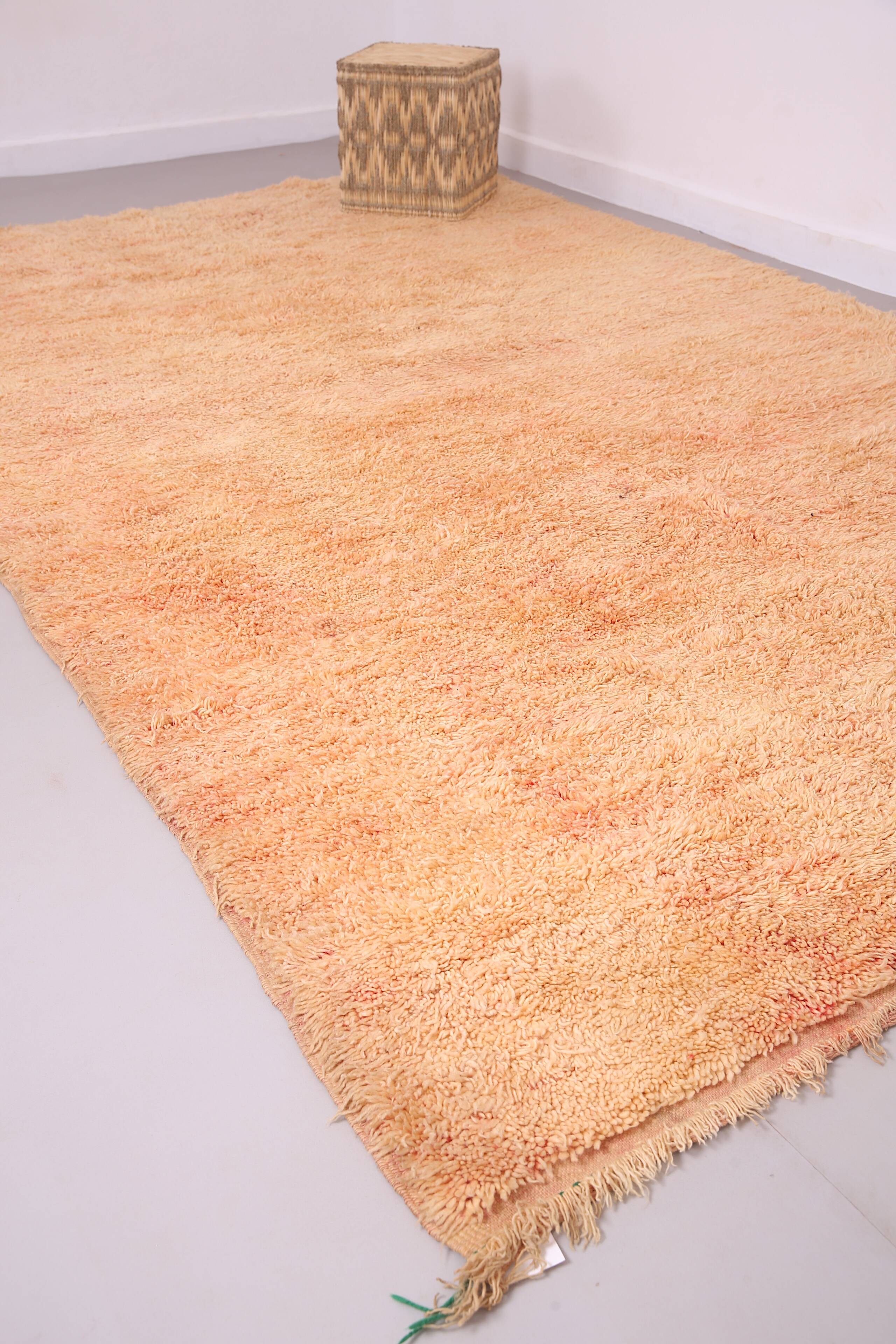 Vintage Moroccan Rug 215 x 336 cm - Handmade Moroccan Rug - Old Berber Rug