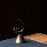 Dinner bell by Walter Bosse, rooster in brass, 1950s