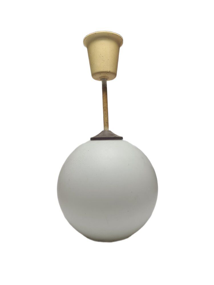 Vintage communist pendant lamp, Poland, 1970s