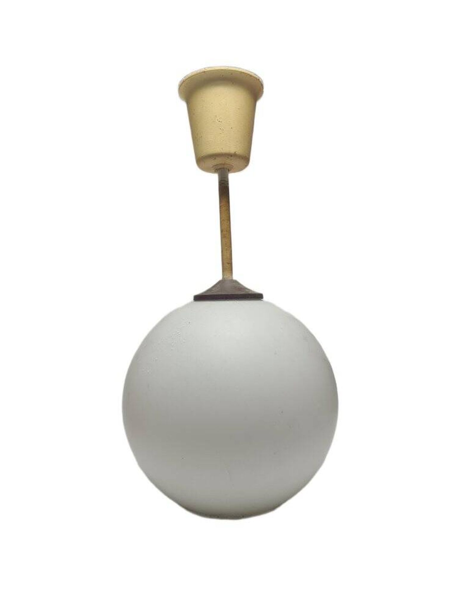 Vintage communist pendant lamp, Poland, 1970s