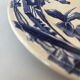 Antique blue night ironstone plate with floral pattern | Earthenware