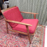 Fauteuil vintage design scandinave 60/70