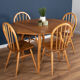 Blonde Ercol 384 Windsor Drop Leaf Table And Four 4 Model 400 Kitchen Chairs