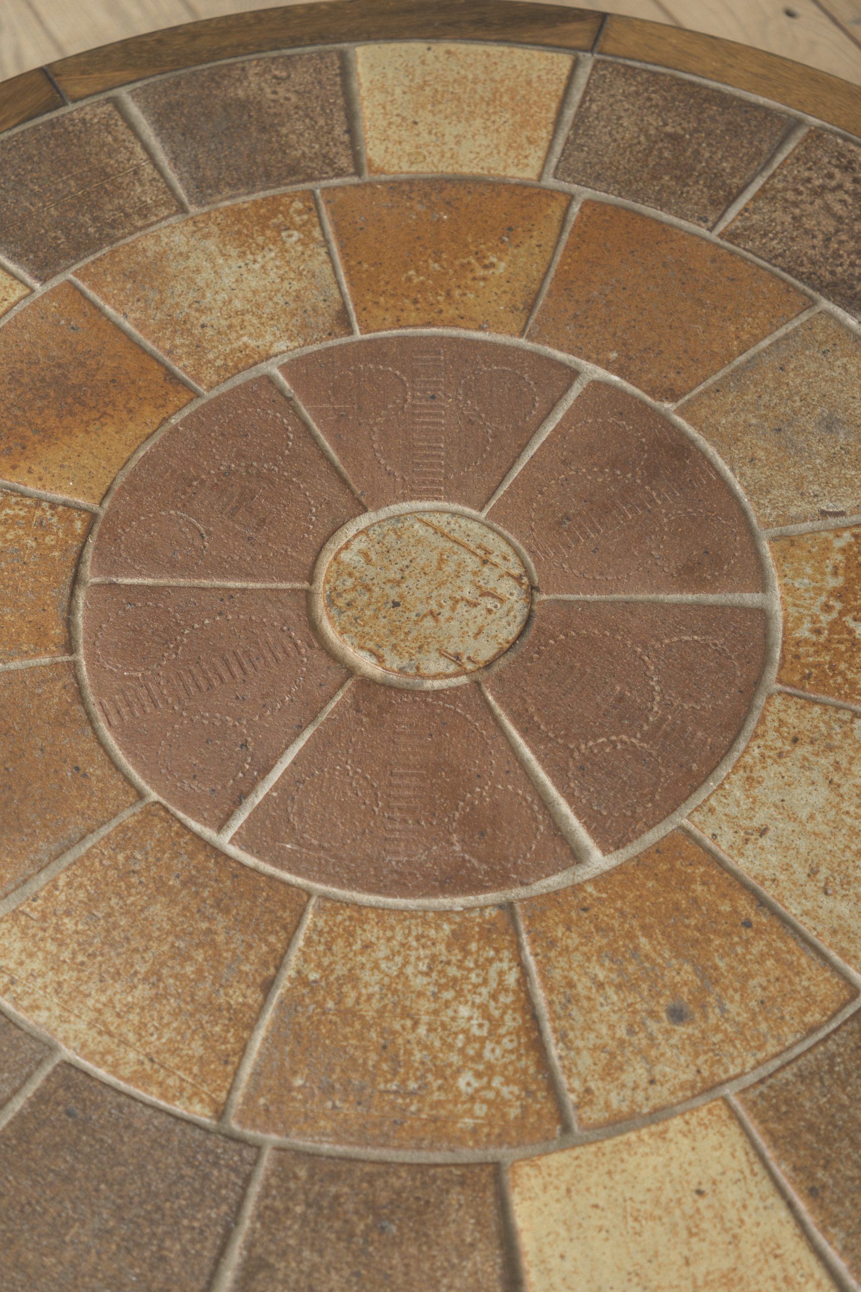 Tue Poulsen tiled coffee table