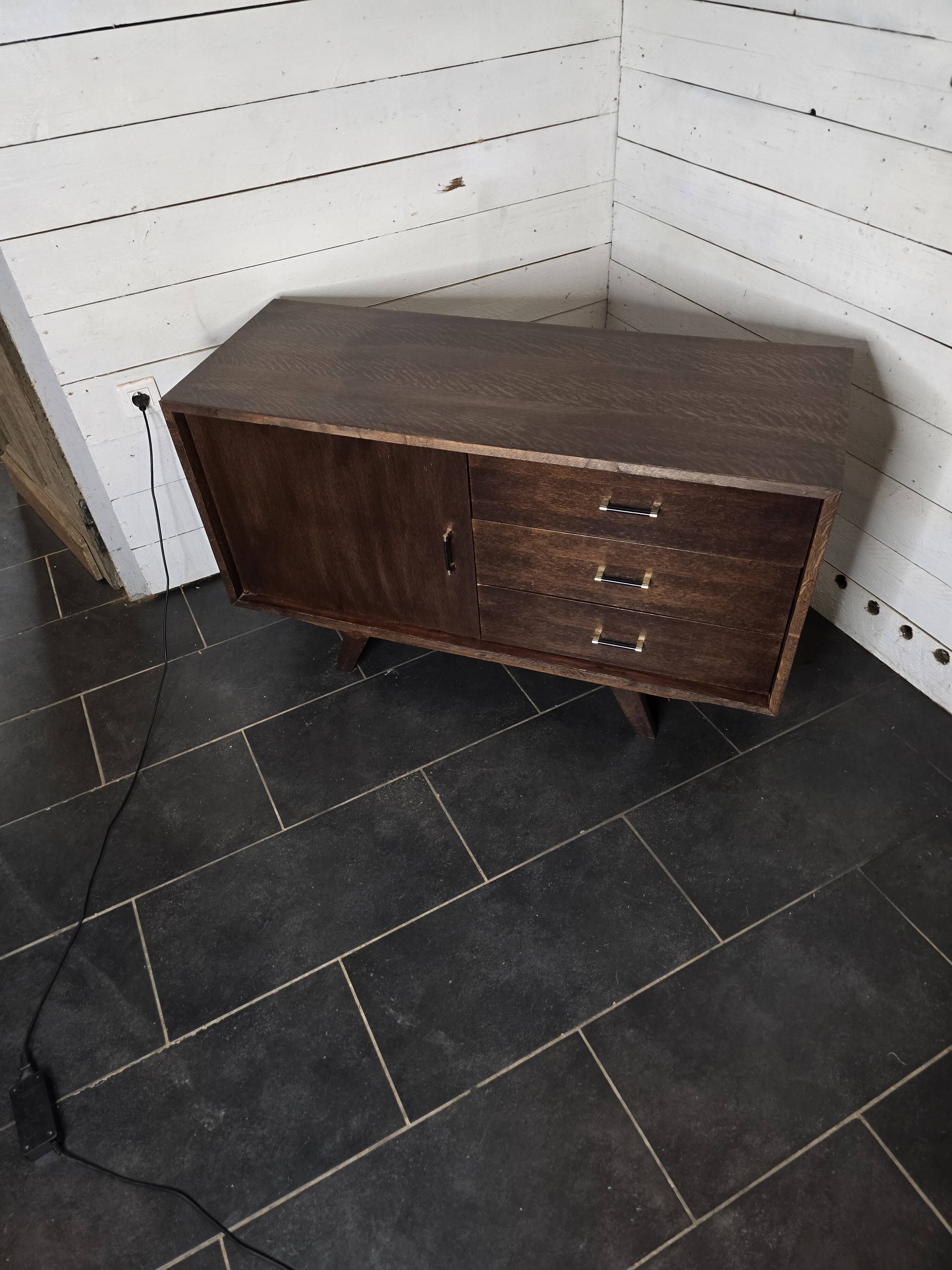 Vintage 60s oak sideboard