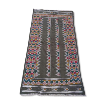 Tapis vert berbère  fait à la main 260x135cm
