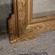 Miroir doré ancien motif floraux 19eme