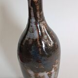 A bottle and six ceramic cups by Gérard Hofmann Vallauris 1950.