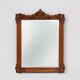 Baroque carved wooden beveled mirror in Louis XV style, France 1900s