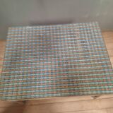 "1900" table in bamboo and wicker