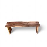 Banc en noyer massif Boho