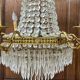 Louis XVI style hot air balloon chandelier with tassels