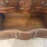 Louis XV style chest of drawers - 2 drawers - Curved feet - 1980s