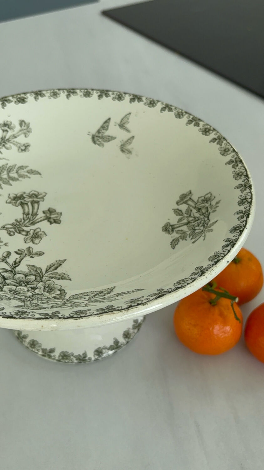 French ironstone fruit bowl, St Amand, Denise model