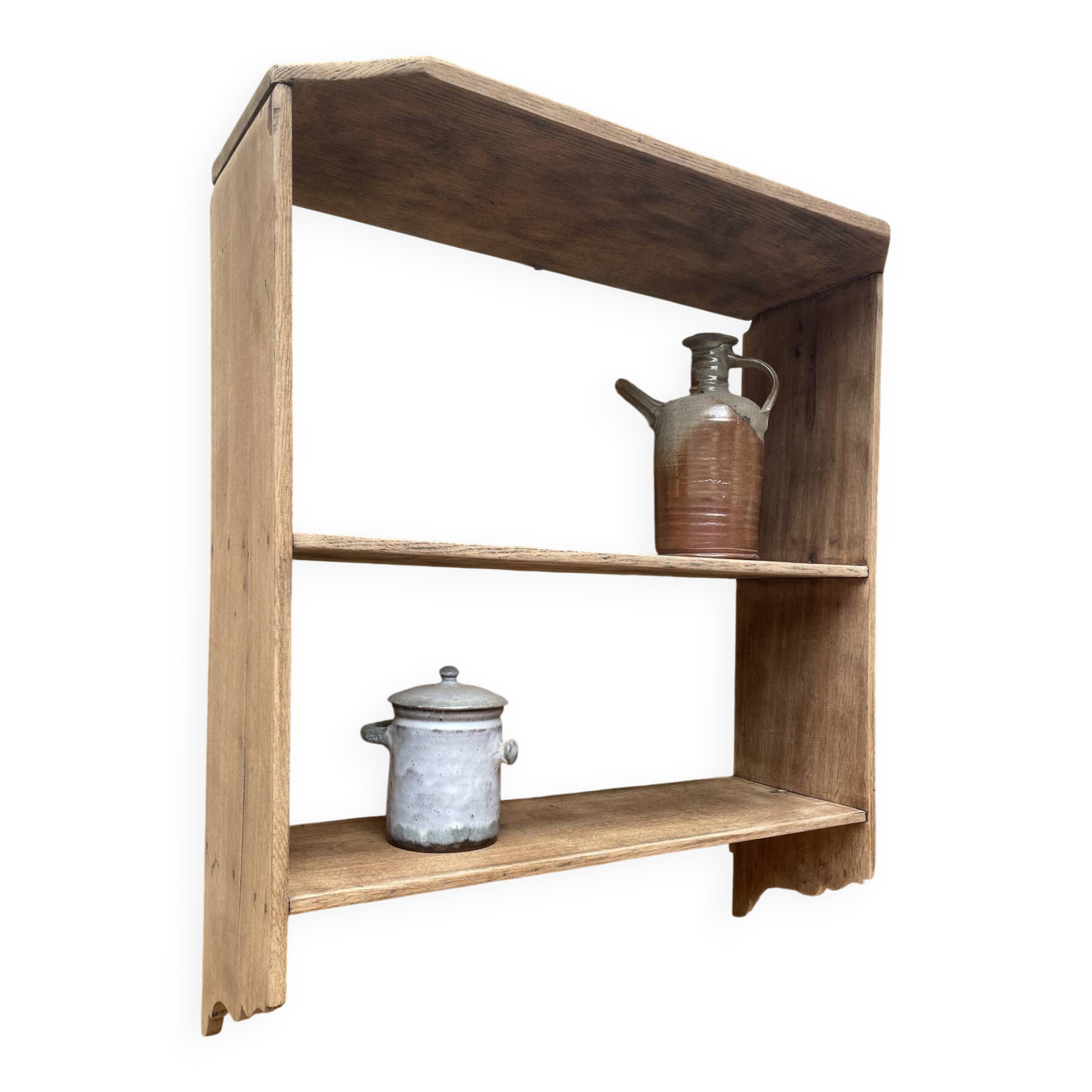 Solid wood shelf