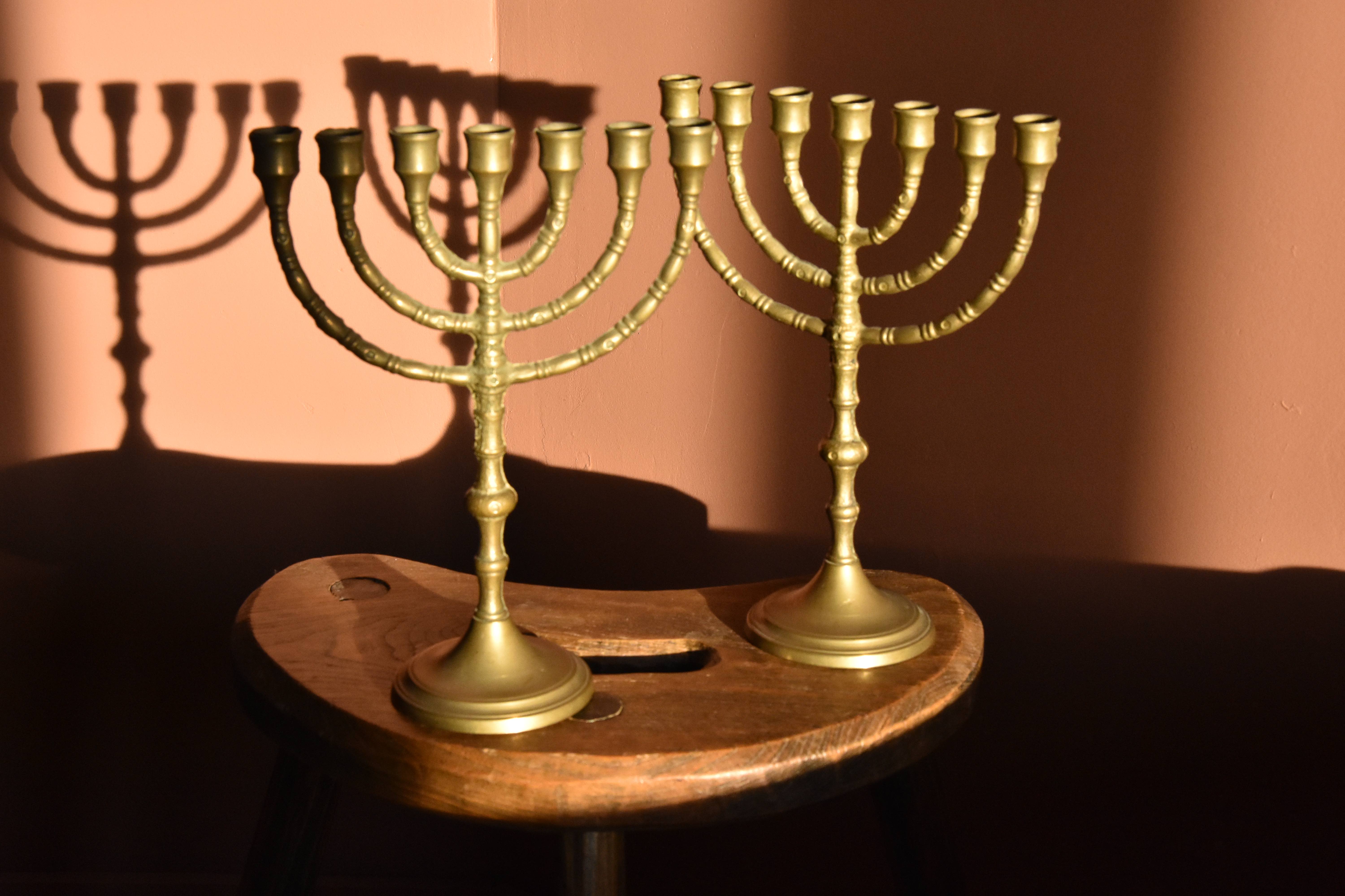 Paire de Menorah