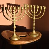 Paire de Menorah