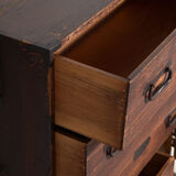 Old chest of drawers with small door – Meiji / Taishō period (c.1868-1926) #33