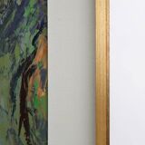 Mid-century oil painting of a child signed by the Belgium artist Jan Vandek