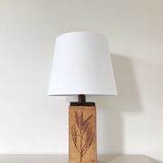 Very big lamp in sandstone built in sandstone of Raymonde Leduc 1970