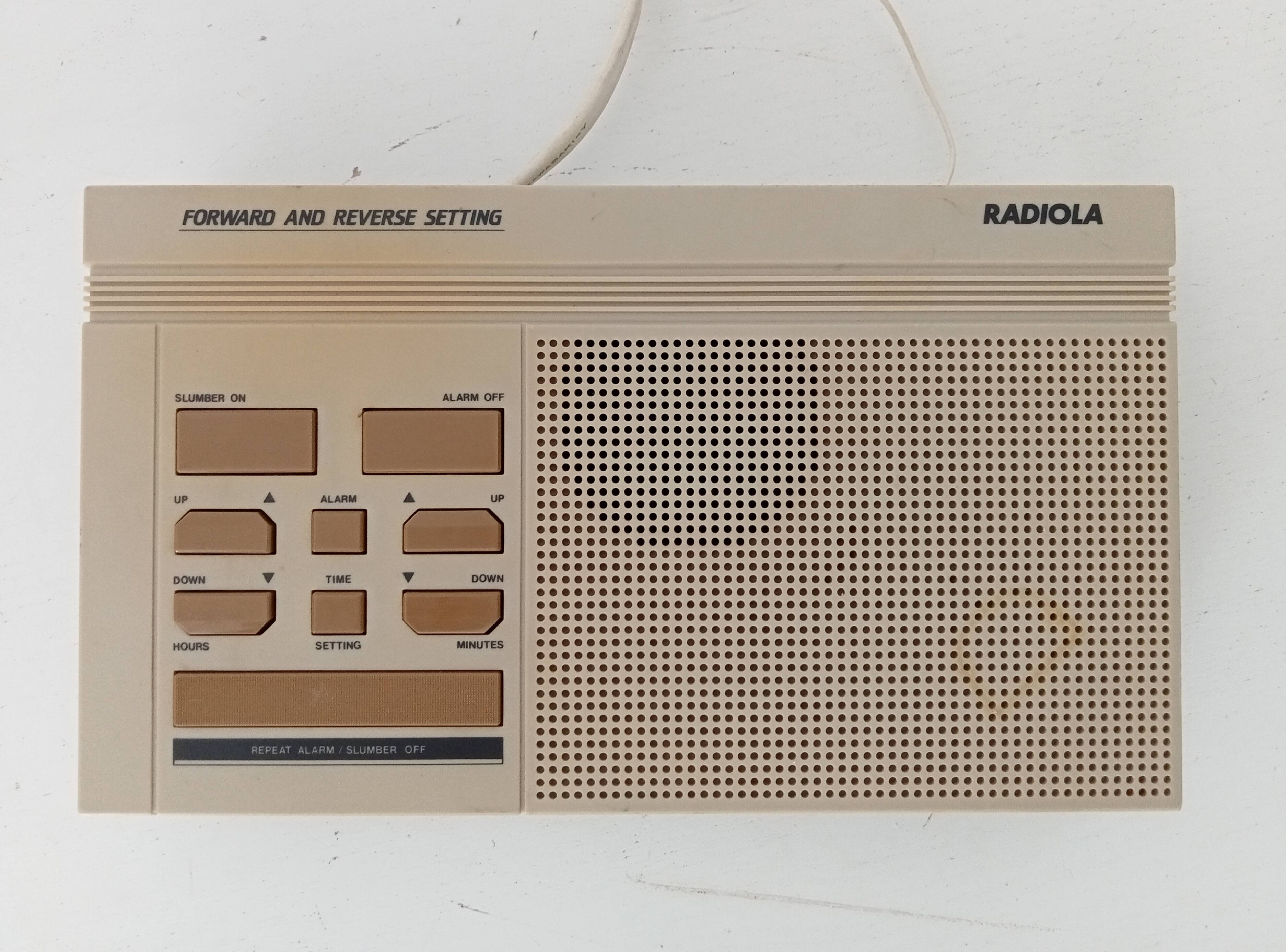 Radiola alarm clock D4072 80s