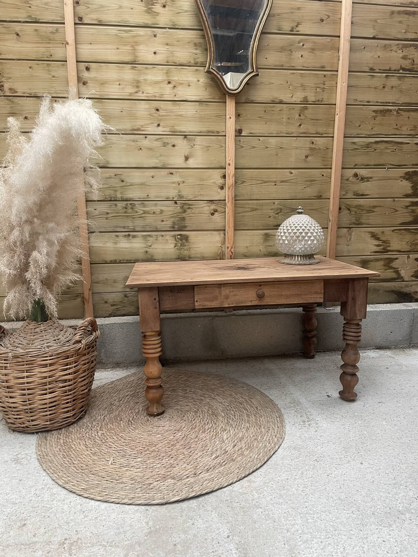 Table basse de ferme