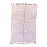 Moroccan rug Beni M'Rirt white - 177 x 264 cm