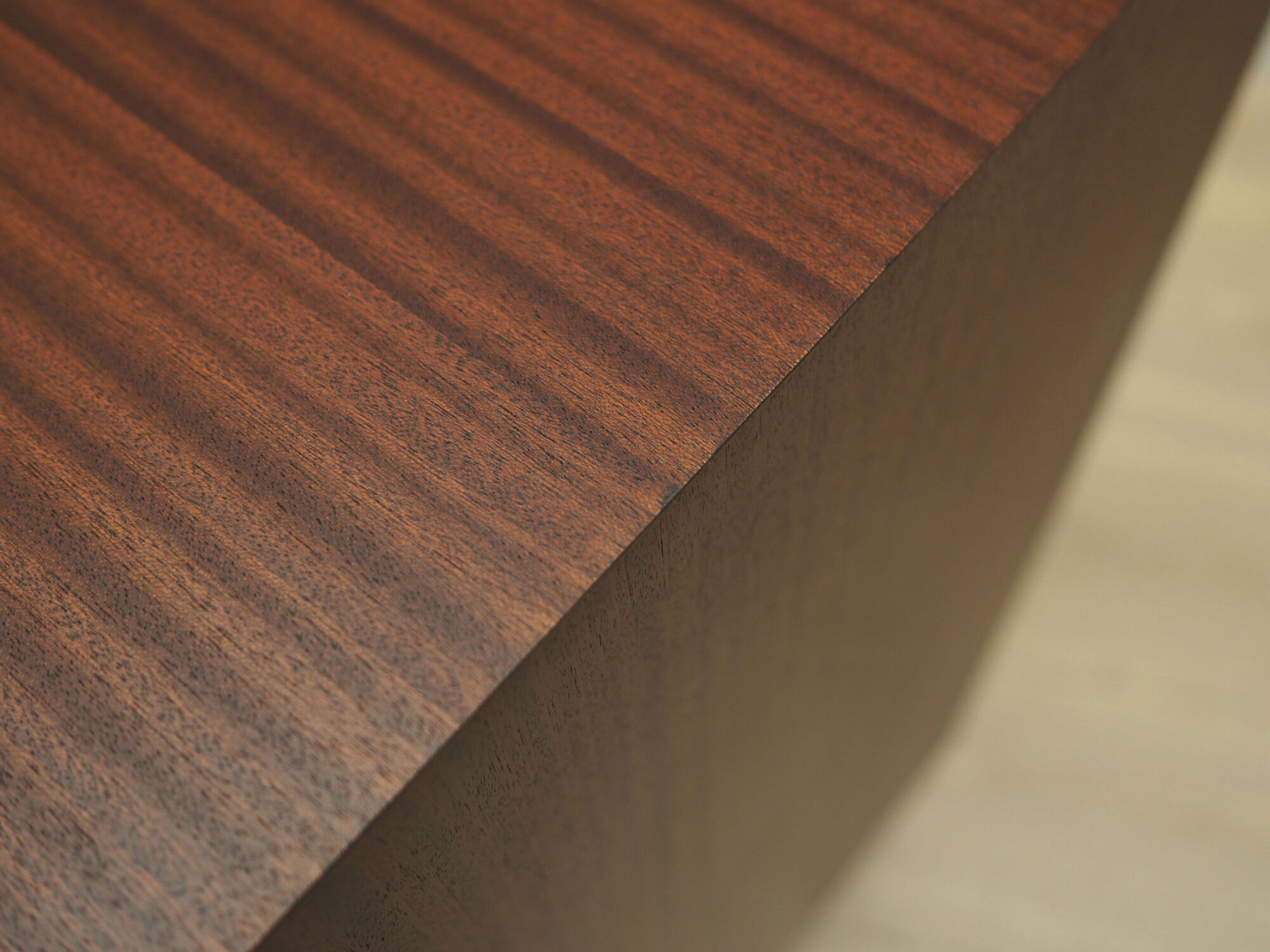 Mahogany chest of drawers, Danish design, 1970s, manufacture Omann Jun