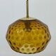 Limburg Glashutte glass hanging lamp , 1970