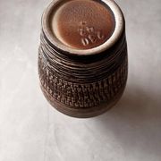 70s Spara ceramic Japandi vase, minimalist vase.