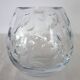 Vase boule modèle Cluny en cristal par Christofle