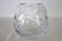 Cluny round vase in crystal by Christofle