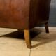 Ensemble de fauteuils en peau de mouton hollandais avec repose-pied