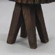 Ancienne table d'appoint primitive Wabi Sabi